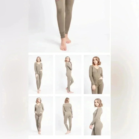 Smash + Tess Wednesday Romper Olive Size XL - Picture 2 of 13